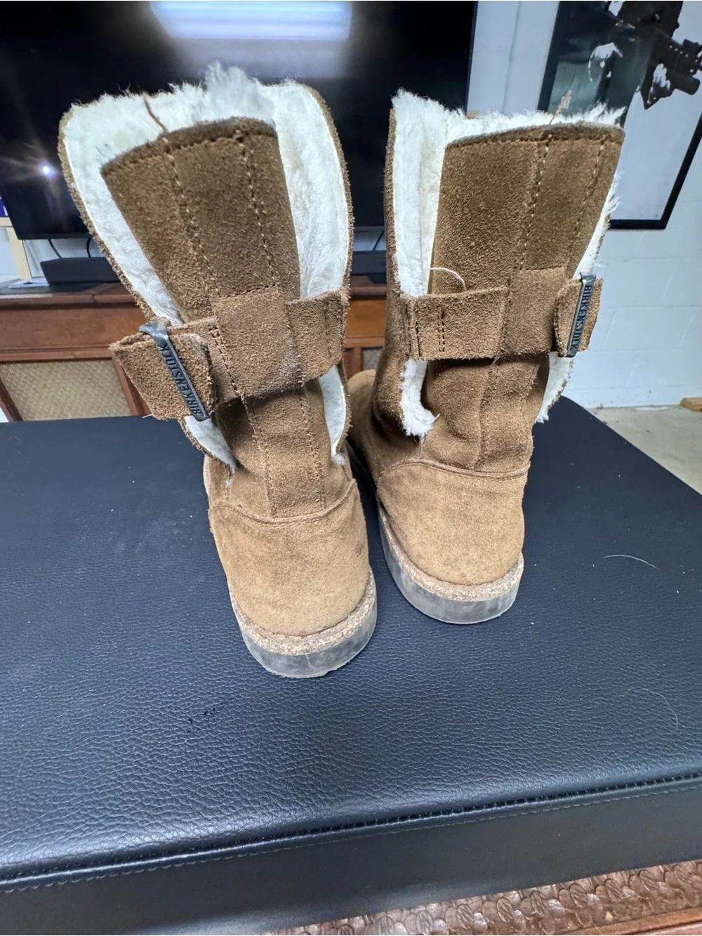 Birkenstock suede exterior